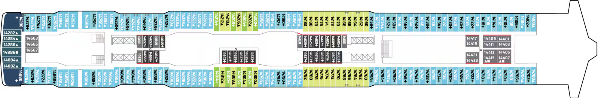 Deck 14 plan